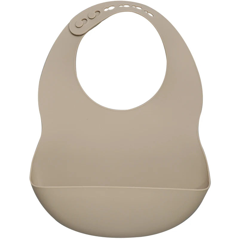 Muslinlife Baby Silicone Feeding Tableware & Waterproof Bib