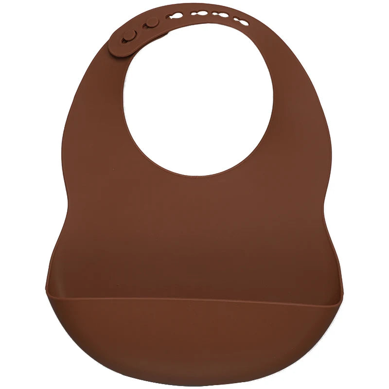 Muslinlife Baby Silicone Feeding Tableware & Waterproof Bib