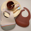 Muslinlife Baby Silicone Feeding Tableware & Waterproof Bib