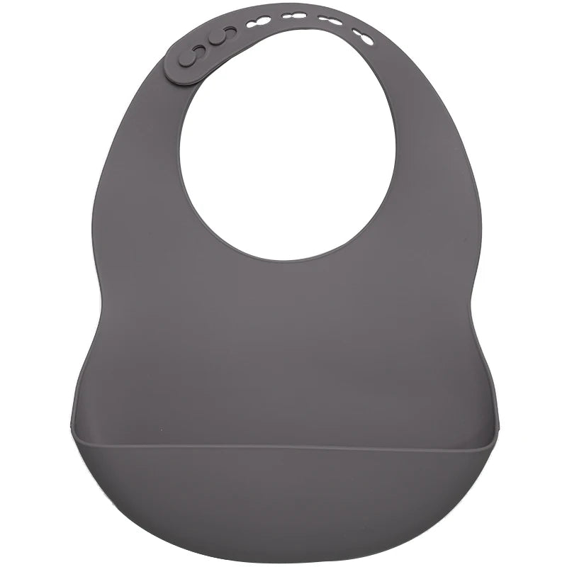 Muslinlife Baby Silicone Feeding Tableware & Waterproof Bib