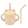 Baby Silicone Sippy Cup - BPA-Free Portable Snack Container Set