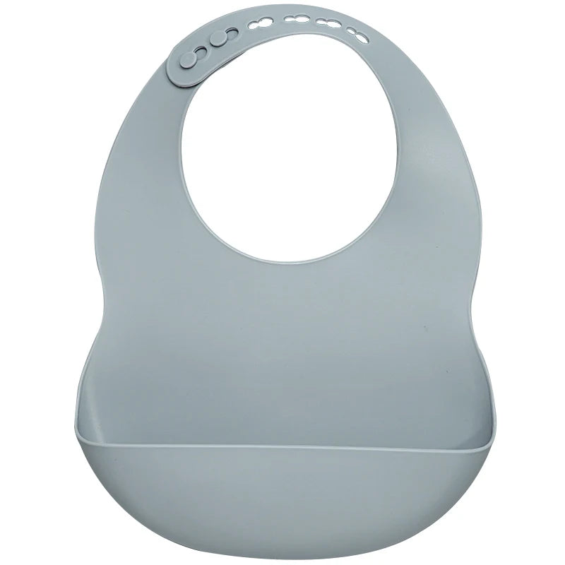 Muslinlife Baby Silicone Feeding Tableware & Waterproof Bib