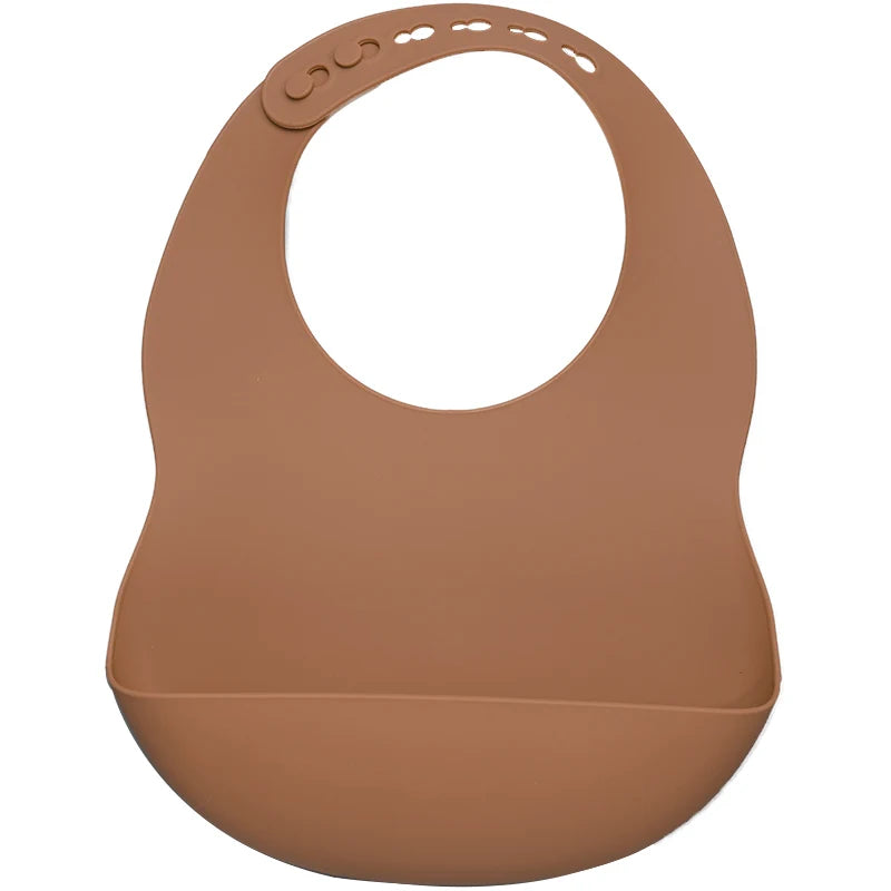 Muslinlife Baby Silicone Feeding Tableware & Waterproof Bib