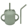 Baby Silicone Sippy Cup - BPA-Free Portable Snack Container Set