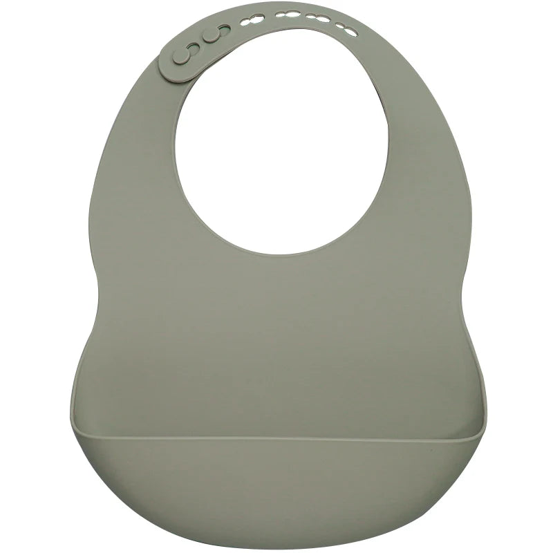 Muslinlife Baby Silicone Feeding Tableware & Waterproof Bib