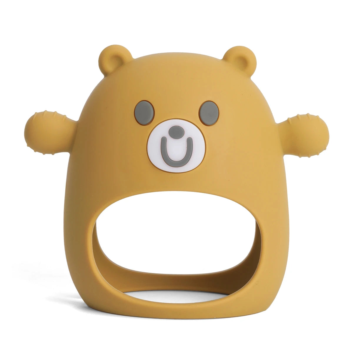 Baby silicone gum cute elephant gum toy without BPA can be DIY baby pacifier can grip baby grinding gum baby soothing gum