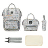 Title: 5PCS Mommy Fashion Diaper Bag Set with Backpack & Accessories