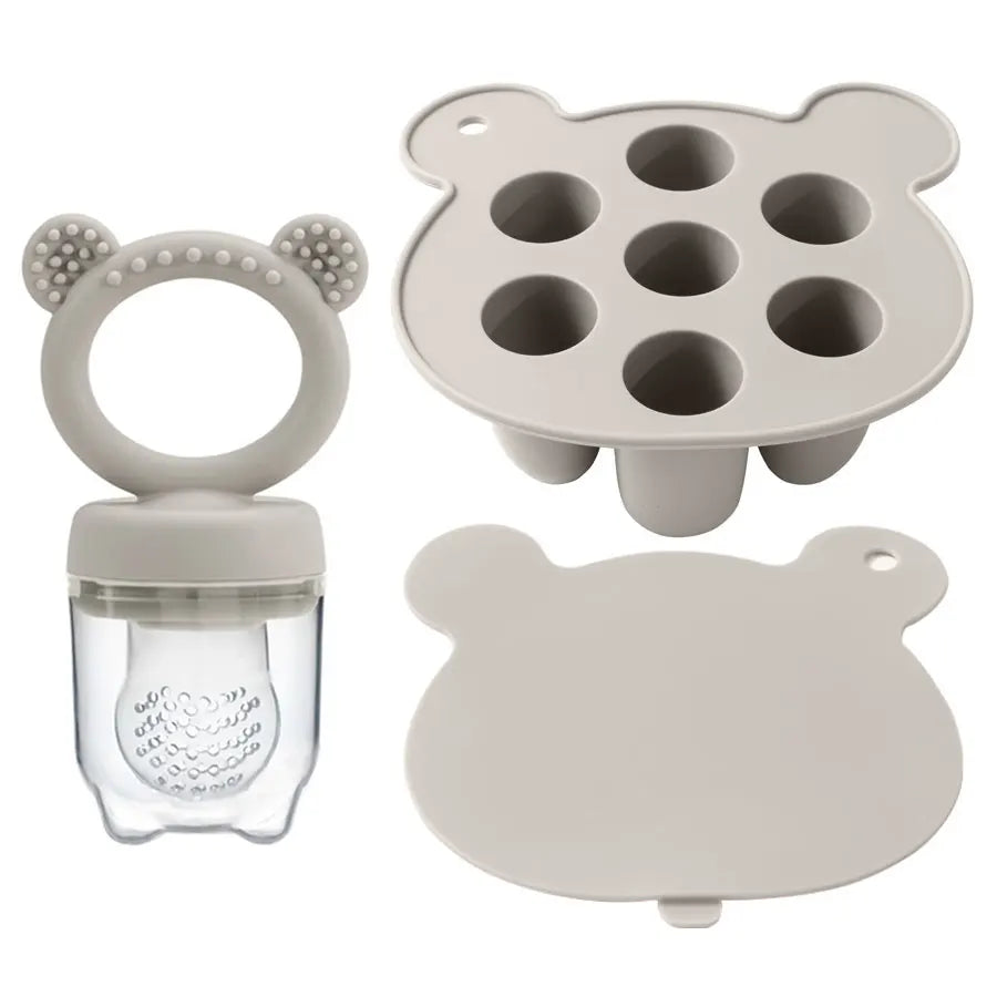 Baby Ice Cream Pops Silicone Mold – Fruit Feeding & Teether