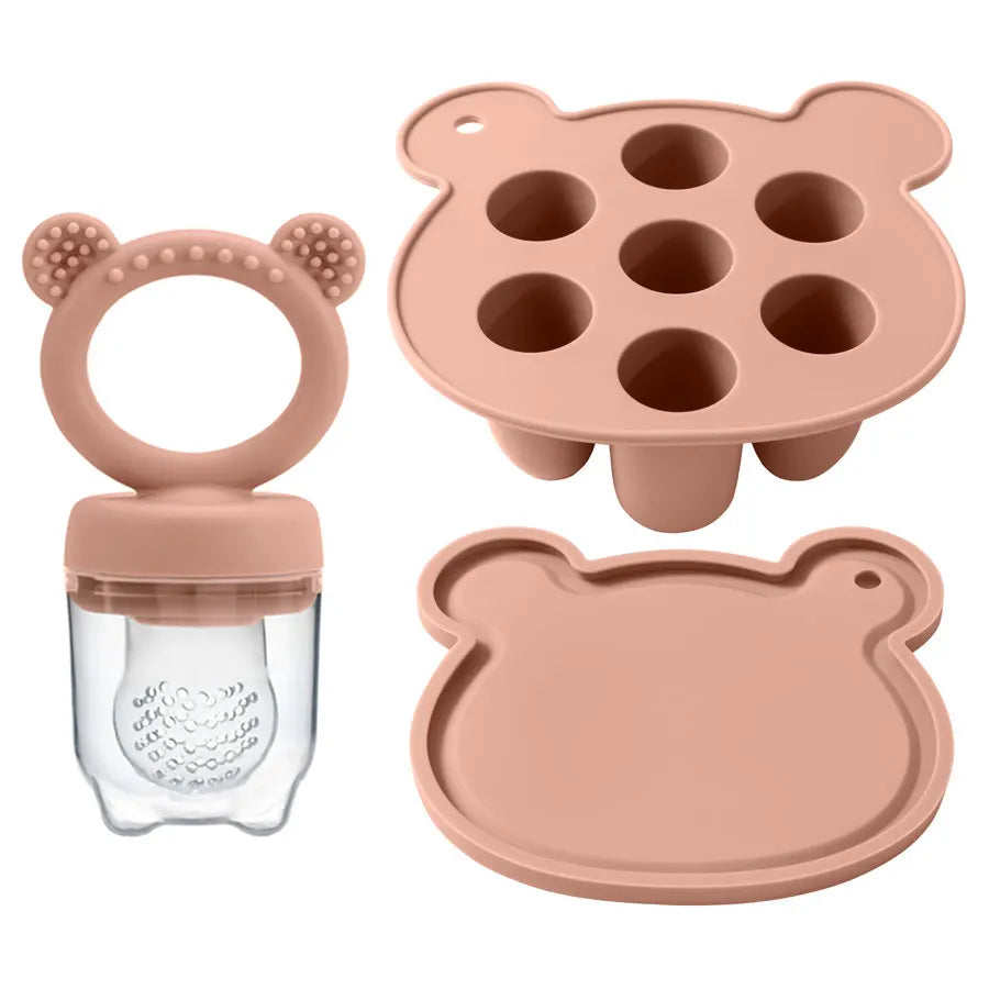 Baby Ice Cream Pops Silicone Mold – Fruit Feeding & Teether