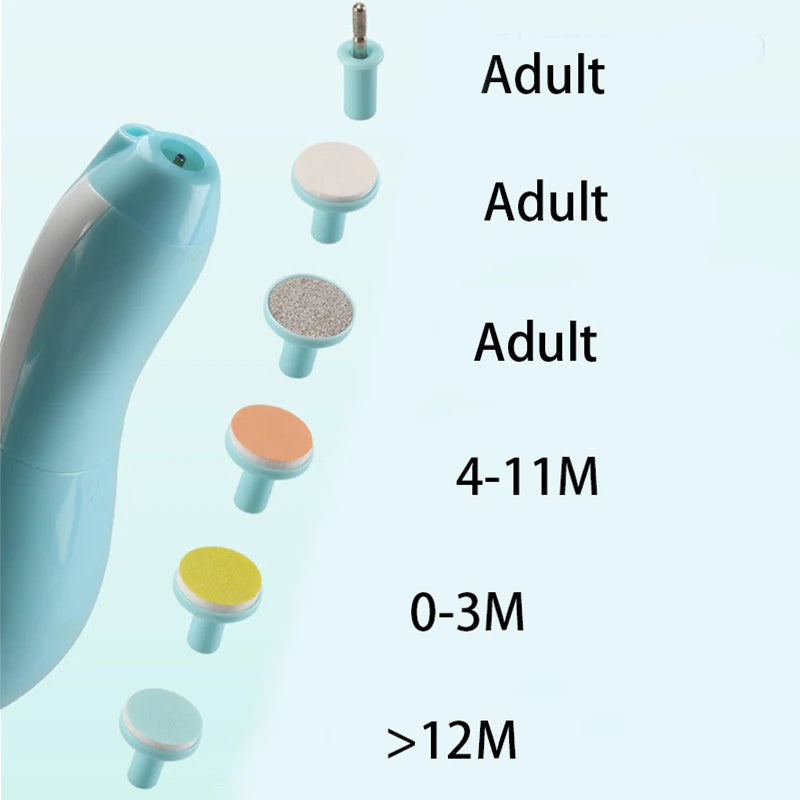 Baby Electric Nail Trimmer – Multifunctional Nail Polisher