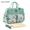 Insular Mummy Large Capacity Waterproof Diaper Stroller Bag