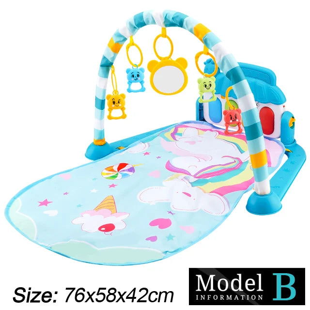 Baby Fitness Play Gym – Music, Piano, and Activity Toys