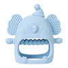 Baby silicone gum cute elephant gum toy without BPA can be DIY baby pacifier can grip baby grinding gum baby soothing gum