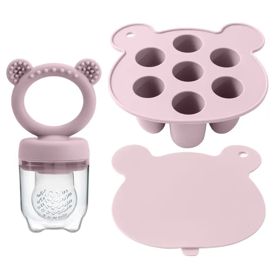 Baby Ice Cream Pops Silicone Mold – Fruit Feeding & Teether