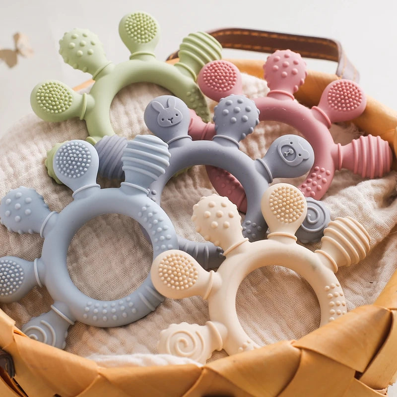 Silicone Animal Teether for Babies and Toddlers