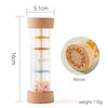 Montessori Rainbow Rain Stick Sensory Music Rattle Toy
