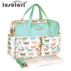 Insular Mummy Large Capacity Waterproof Diaper Stroller Bag