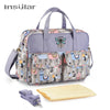 Insular Mummy Large Capacity Waterproof Diaper Stroller Bag
