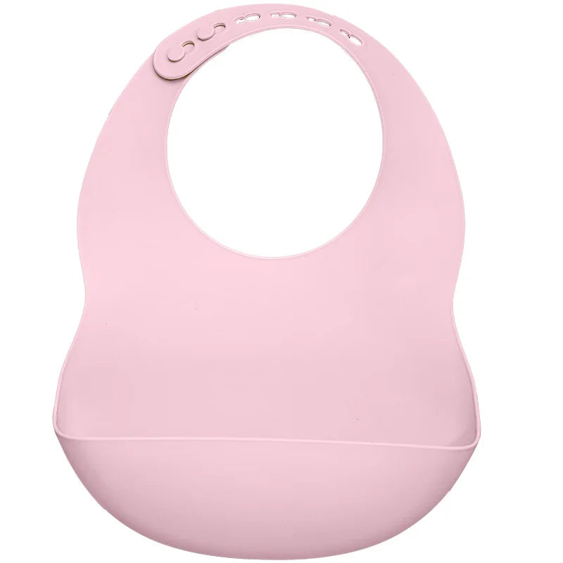 Muslinlife Baby Silicone Feeding Tableware & Waterproof Bib