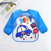 Cute Cartoon Waterproof Baby Bib with Pocket – 0-3Y