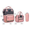 Title: 5PCS Mommy Fashion Diaper Bag Set with Backpack & Accessories