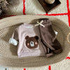 Winter Baby Clothes Boy Girl - Cartoon Bear Top & Elastic Pants Set