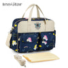 Insular Mummy Large Capacity Waterproof Diaper Stroller Bag