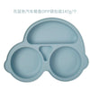 Baby Safe Silicone Dining Plate – Suction Cartoon Smile Face Bowl for Toddlers
