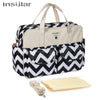 Insular Mummy Large Capacity Waterproof Diaper Stroller Bag