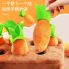 Baby Plush Carrot Montessori Educational Toy for Kids