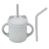 Baby Silicone Sippy Cup - BPA-Free Portable Snack Container Set
