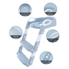 Stepped Children's Toilet Foldable Foot Stool - Multi-functional Training Tool