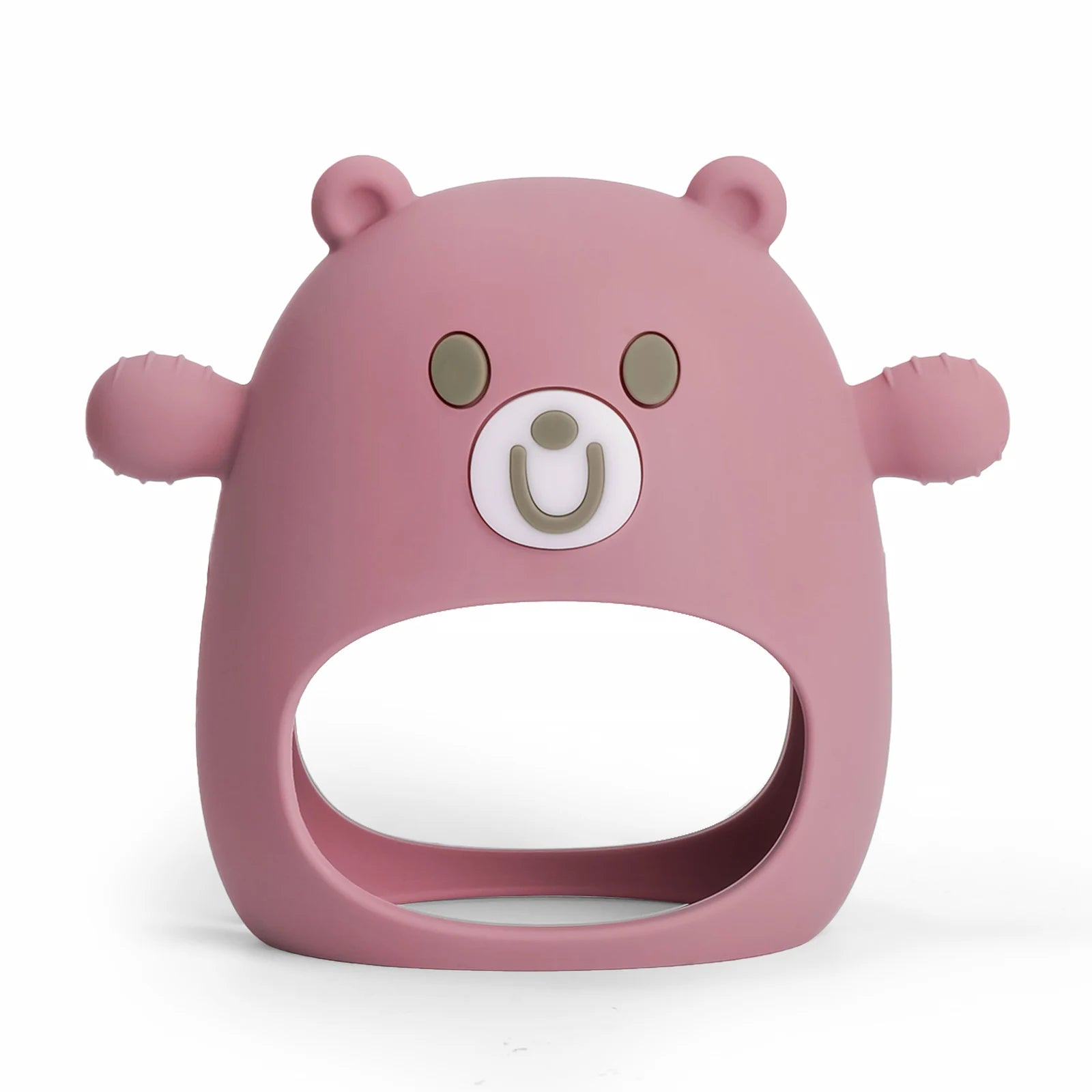 Baby silicone gum cute elephant gum toy without BPA can be DIY baby pacifier can grip baby grinding gum baby soothing gum