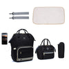 Title: 5PCS Mommy Fashion Diaper Bag Set with Backpack & Accessories