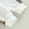 Baby Girls Plaid Bear Tracksuit Outfit