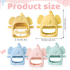 Baby silicone gum cute elephant gum toy without BPA can be DIY baby pacifier can grip baby grinding gum baby soothing gum
