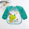 Cute Cartoon Waterproof Baby Bib with Pocket – 0-3Y