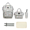 Title: 5PCS Mommy Fashion Diaper Bag Set with Backpack & Accessories