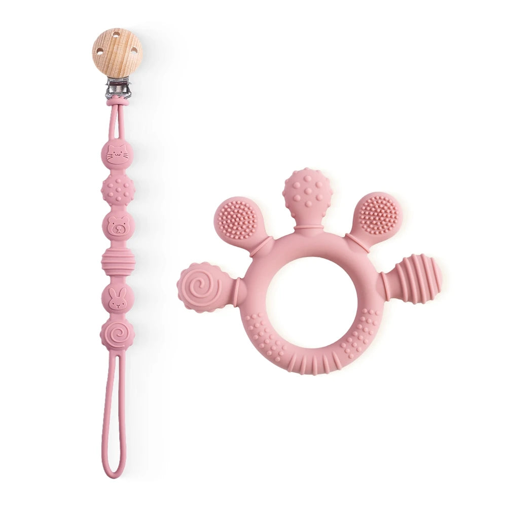 Silicone Animal Teether for Babies and Toddlers