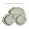 Baby Safe Silicone Dining Plate – Suction Cartoon Smile Face Bowl for Toddlers