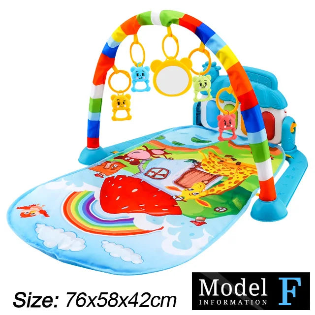 Baby Fitness Play Gym – Music, Piano, and Activity Toys