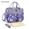 Insular Mummy Large Capacity Waterproof Diaper Stroller Bag