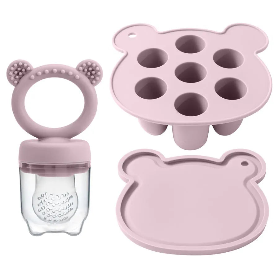 Baby Ice Cream Pops Silicone Mold – Fruit Feeding & Teether