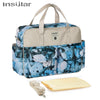 Insular Mummy Large Capacity Waterproof Diaper Stroller Bag