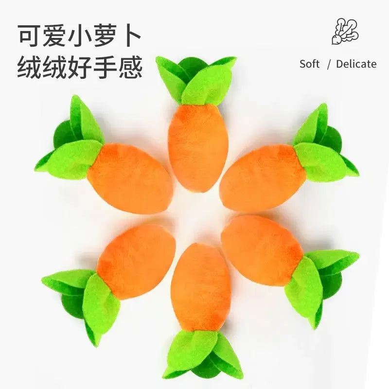 Baby Plush Carrot Montessori Educational Toy for Kids