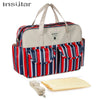 Insular Mummy Large Capacity Waterproof Diaper Stroller Bag