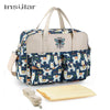 Insular Mummy Large Capacity Waterproof Diaper Stroller Bag