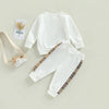 Baby Girls Plaid Bear Tracksuit Outfit