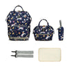 Title: 5PCS Mommy Fashion Diaper Bag Set with Backpack & Accessories
