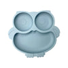 Baby Safe Silicone Dining Plate – Suction Cartoon Smile Face Bowl for Toddlers